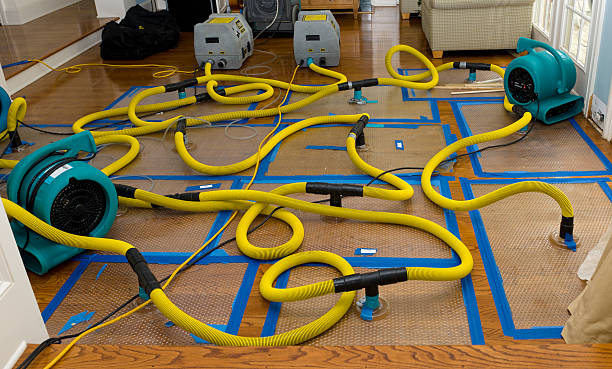 Professional Crawl Space Water Removal technician working in Ontario, CA
